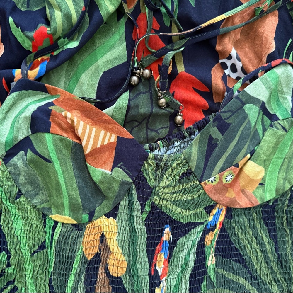 FARM Rio Multicolor Tropical Jumpsuit (never used) - size small